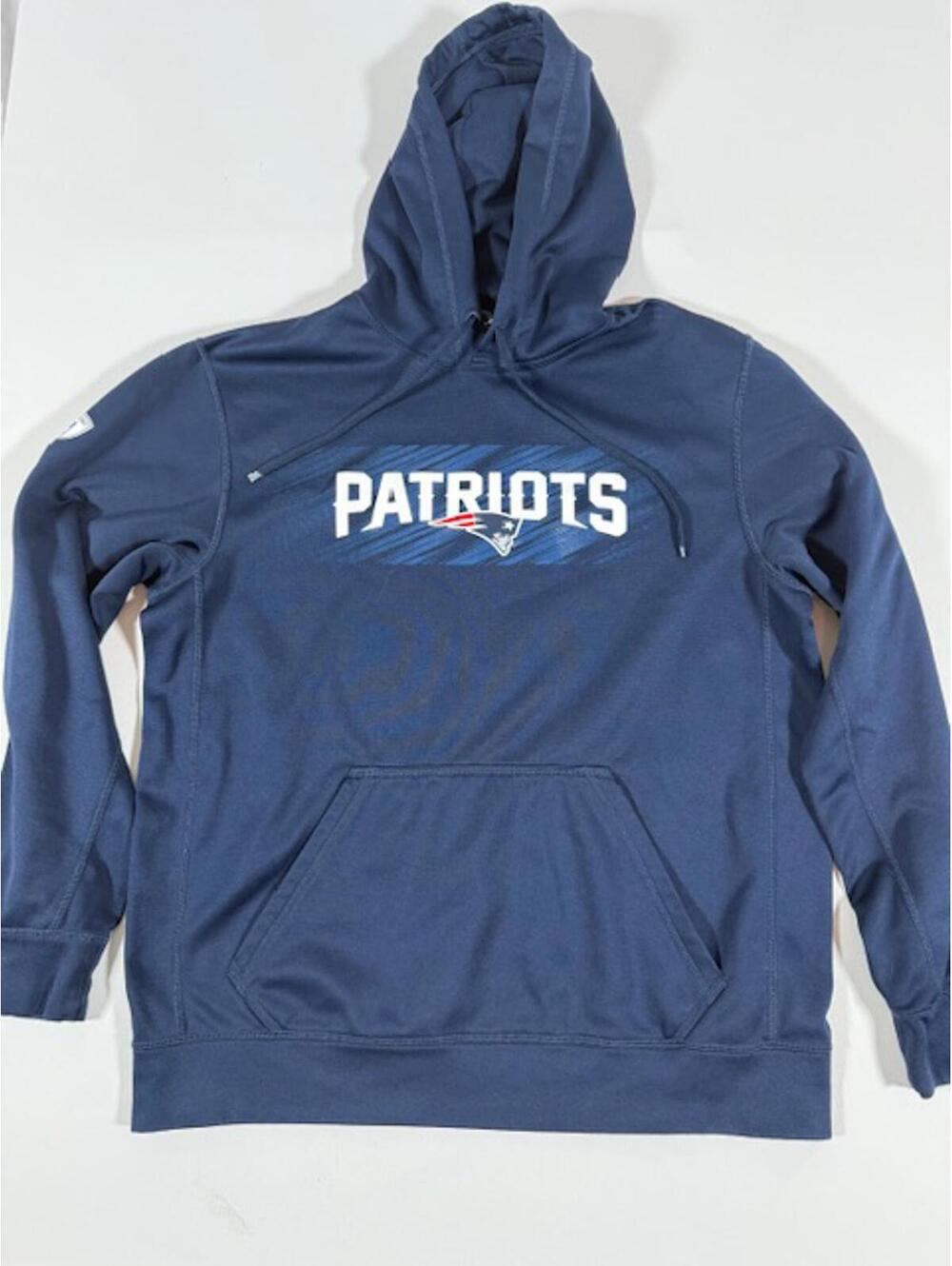 Nike NFL Patriots Therma-Fit Hoodie Sweatshirt Medium